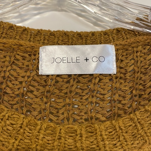 Joelle + Co Mustard Yellow Sweater Size Small - Picture 3 of 4